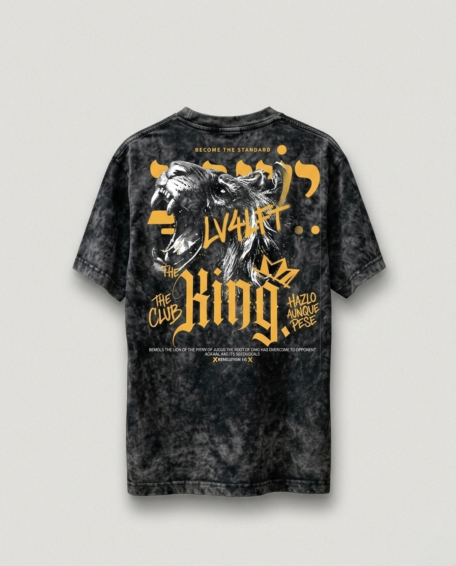 THE KING STANDARD TEE Acid Wash.