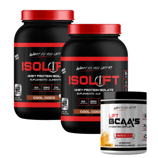 2 ISOLIFT + 1 LIFT BCAA’s Gymrat Combo