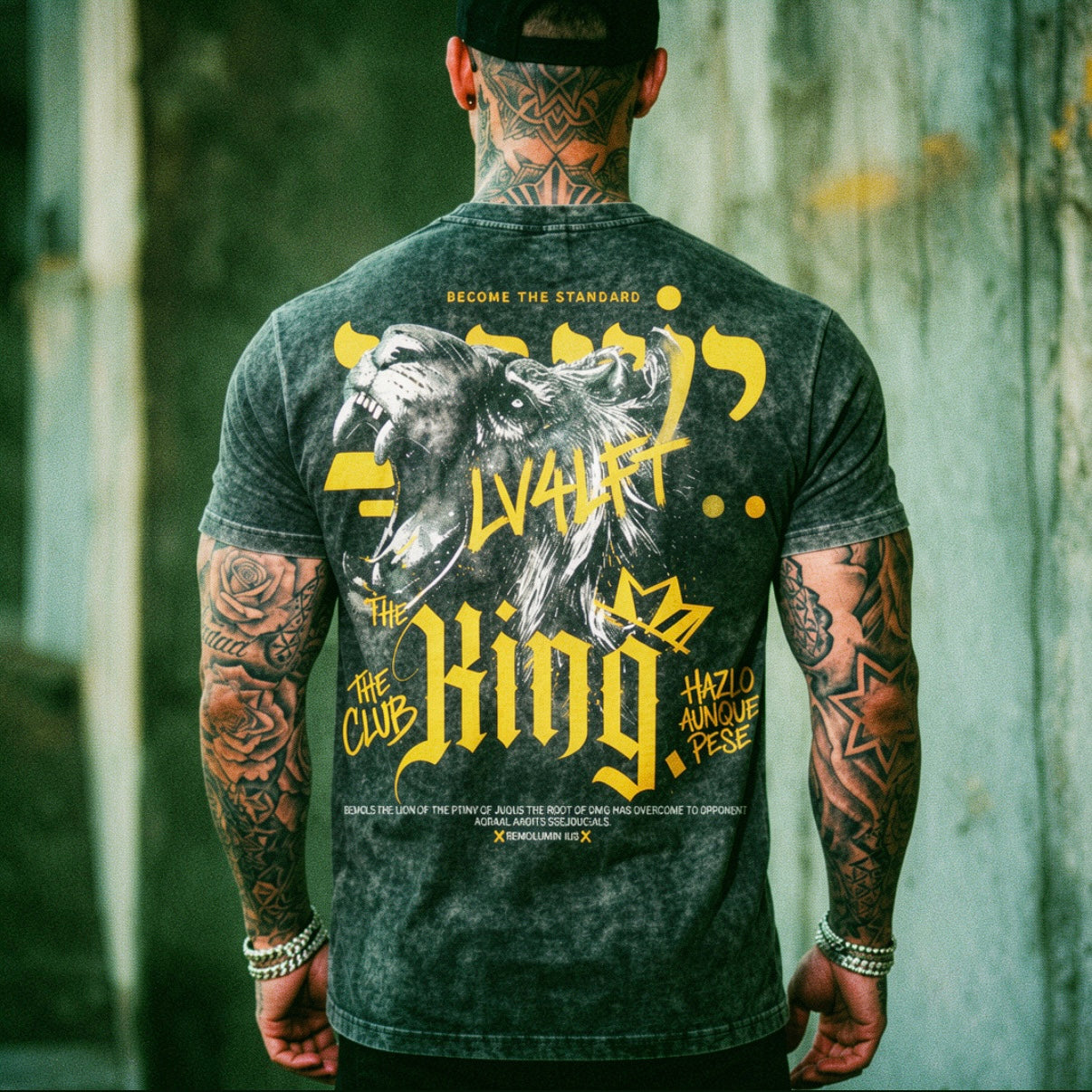 THE KING STANDARD TEE Acid Wash.
