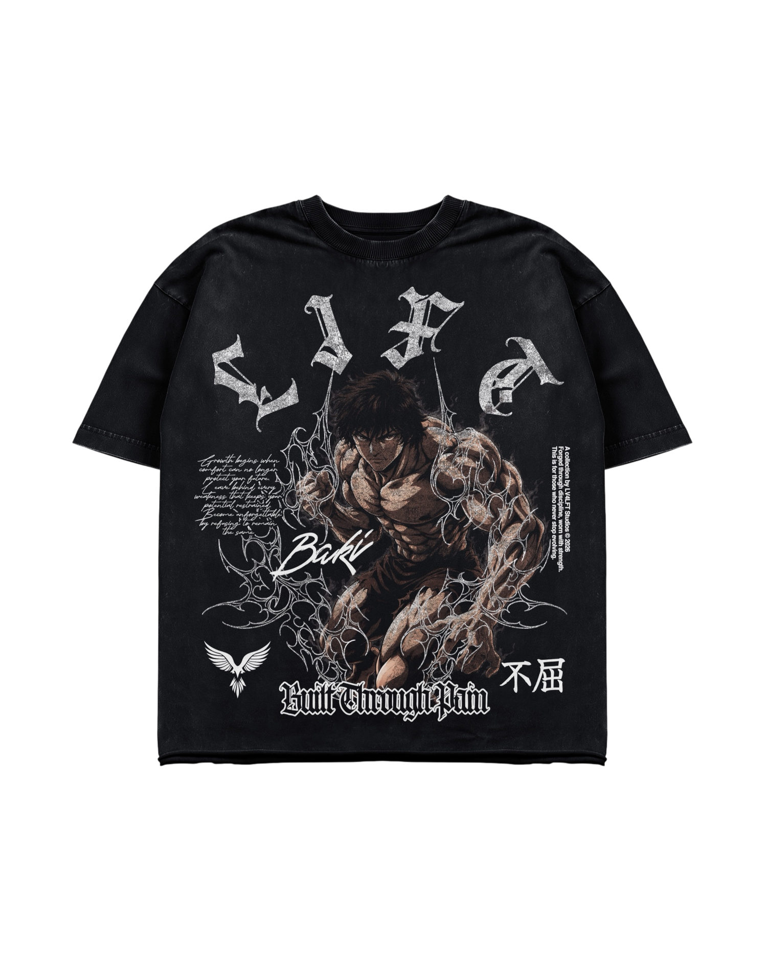 BAKI // UNYIELDING PAIN TEE — CORE