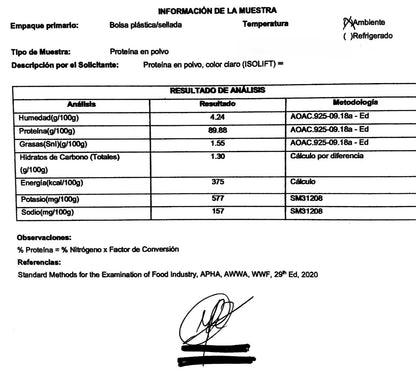 ISOLIFT® Cero Carbs