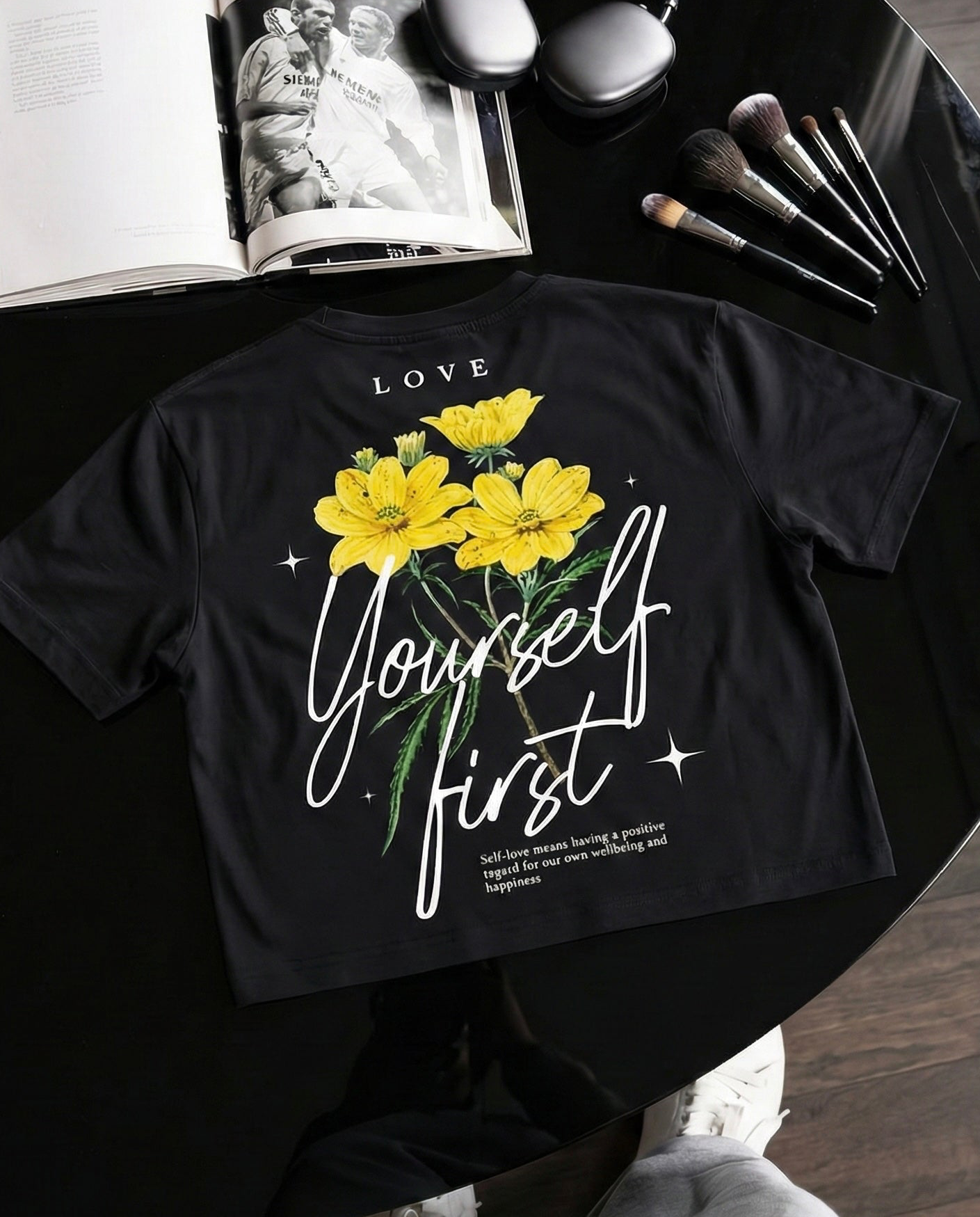 Crop Top Oversize Love Youself First