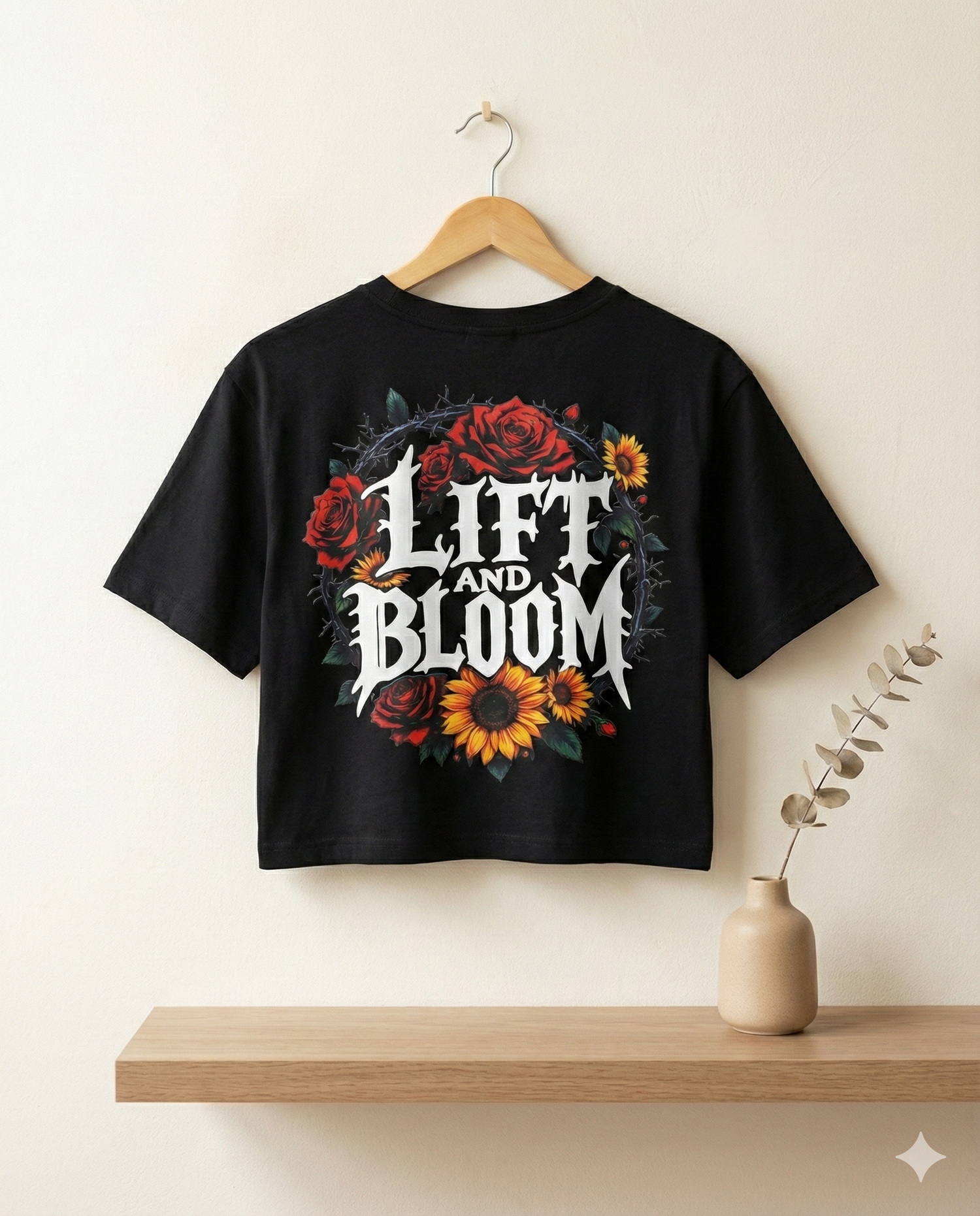 Crop Top Oversize LIFT TO BLOOM