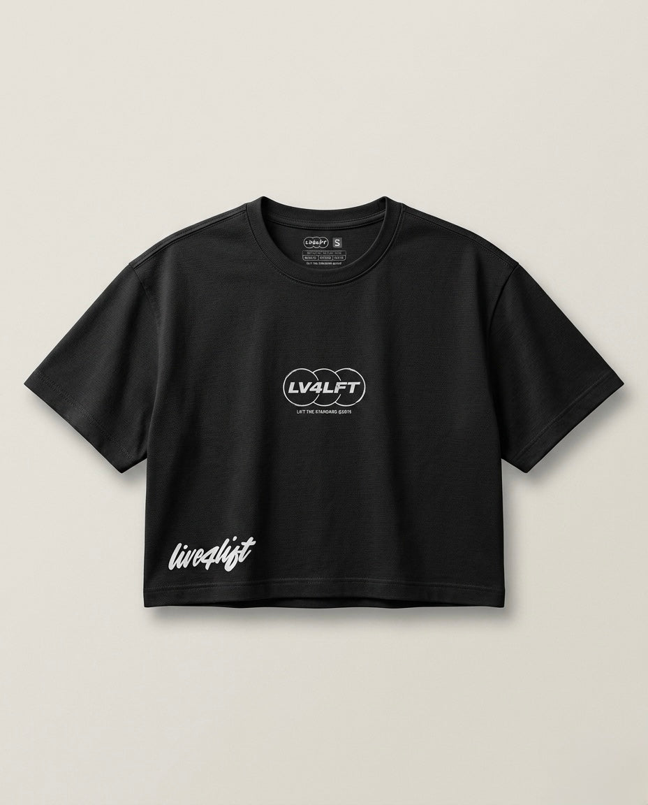 Croptop Oversized Triple Mark