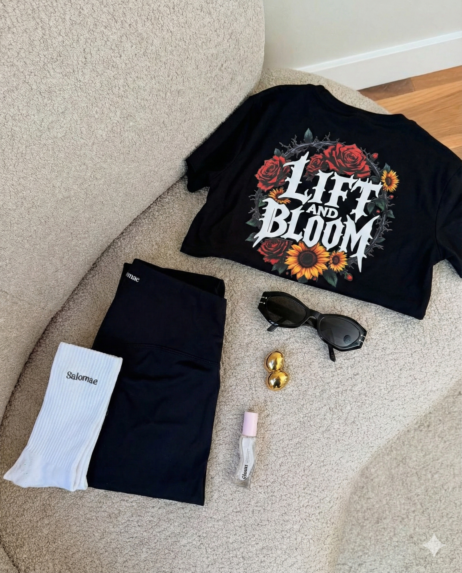 Crop Top Oversize LIFT TO BLOOM