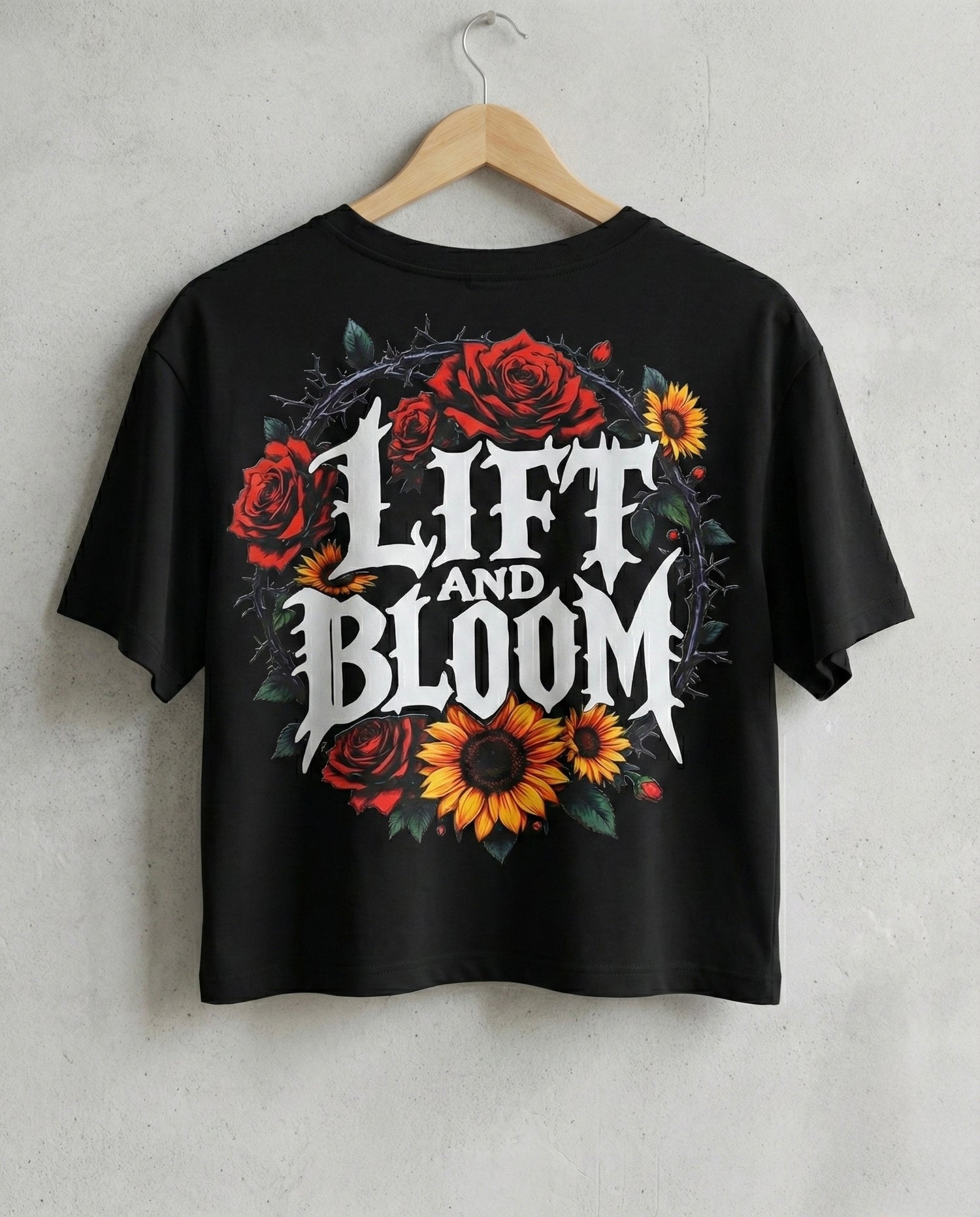 Crop Top Oversize LIFT TO BLOOM