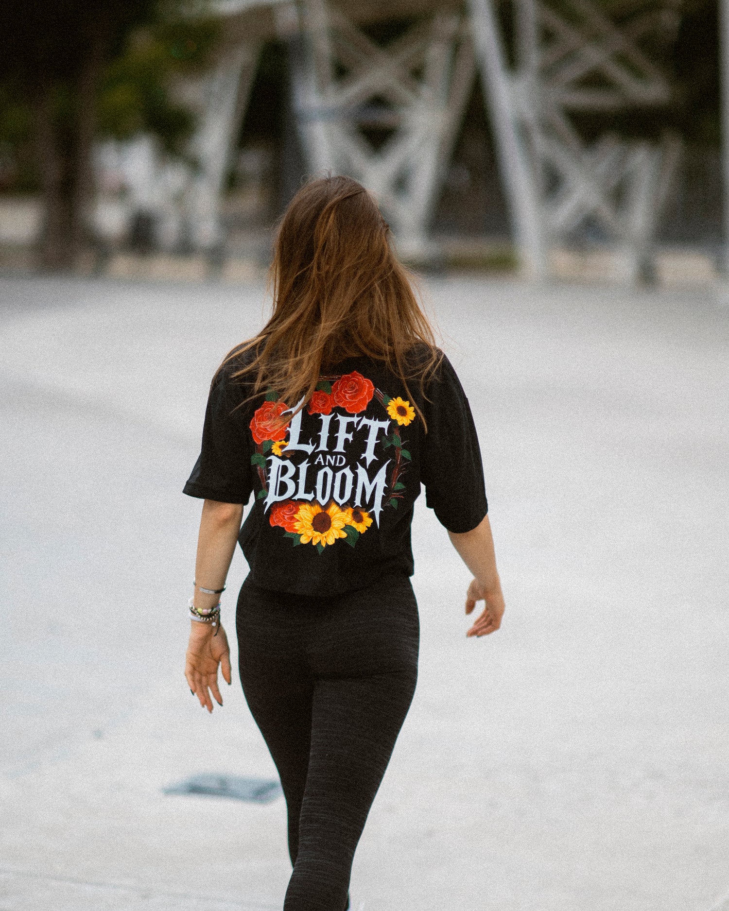 Crop Top Oversize LIFT TO BLOOM