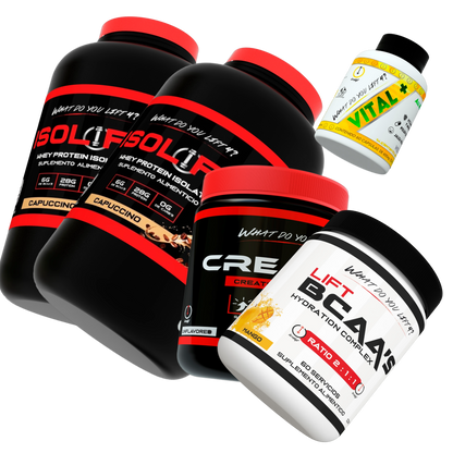 Combo Premium 2 ISOLIFT + 1 CREALIFT + 1 LIFT BCAA + 1 Vital Plus